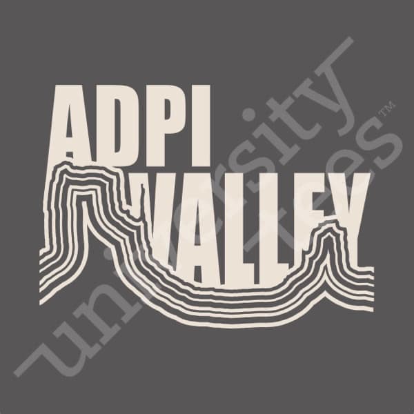 Design showing ADPI valley over an illustration