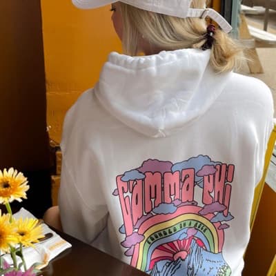 Vintage Rainbow Hoodie